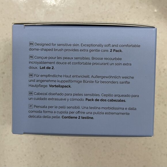 Clarisonic Sensitive Brush Head Replacements 2 Pack - NEW FACTORY SEALED - Picture 11 of 11